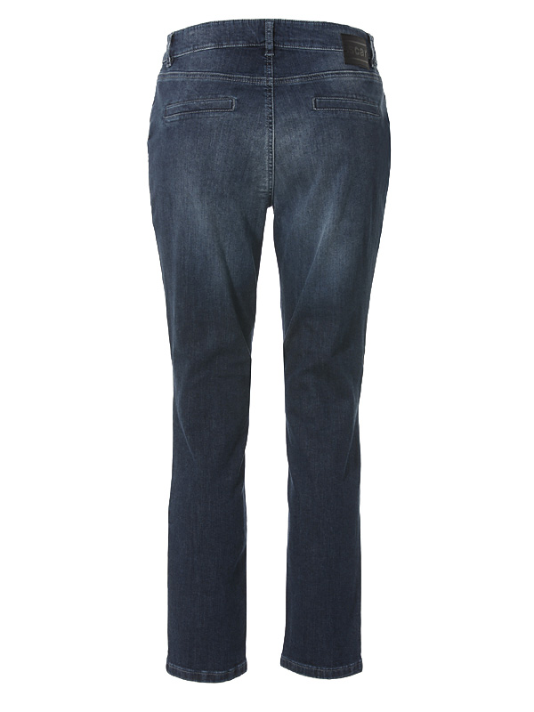 Chino dark blue bleached - destroyed 4923 46